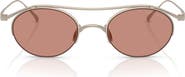 ARMANI 49mm Oval Sunglasses