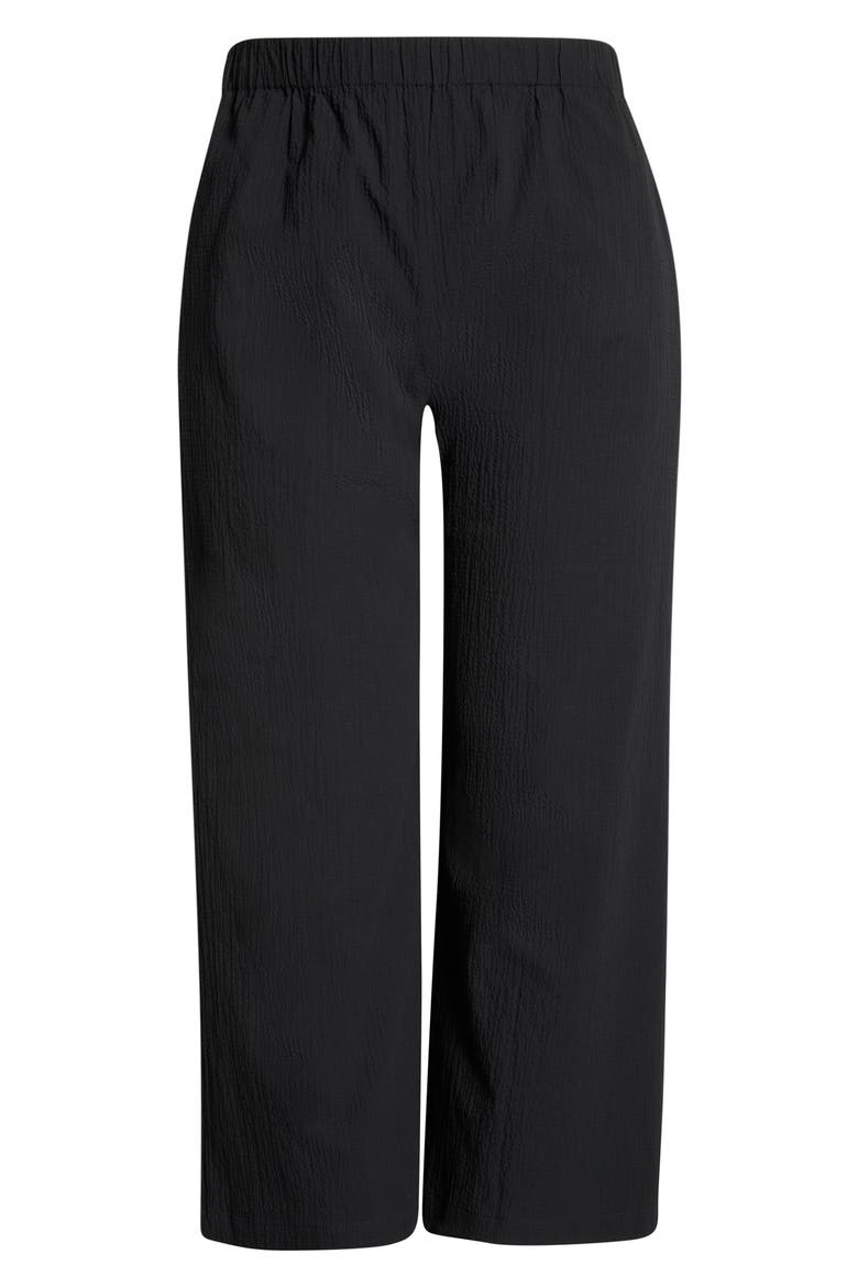Ankle Wide Leg Pants, Alternate, color, BLACK