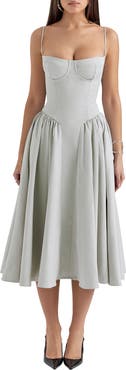 HOUSE OF CB Samaria Corset Fit & Flare Dress