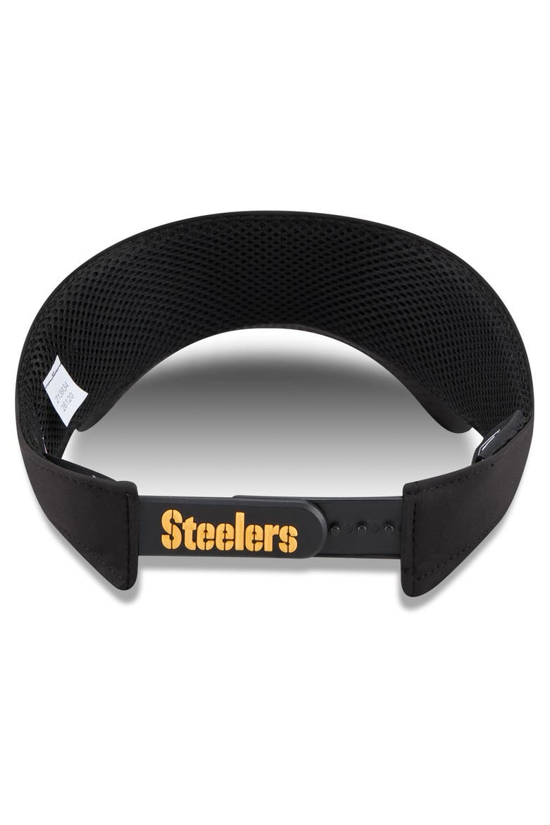 Men's New Era Black Pittsburgh Steelers 2026 Sideline Adjustable Visor, Alternate, color, Black