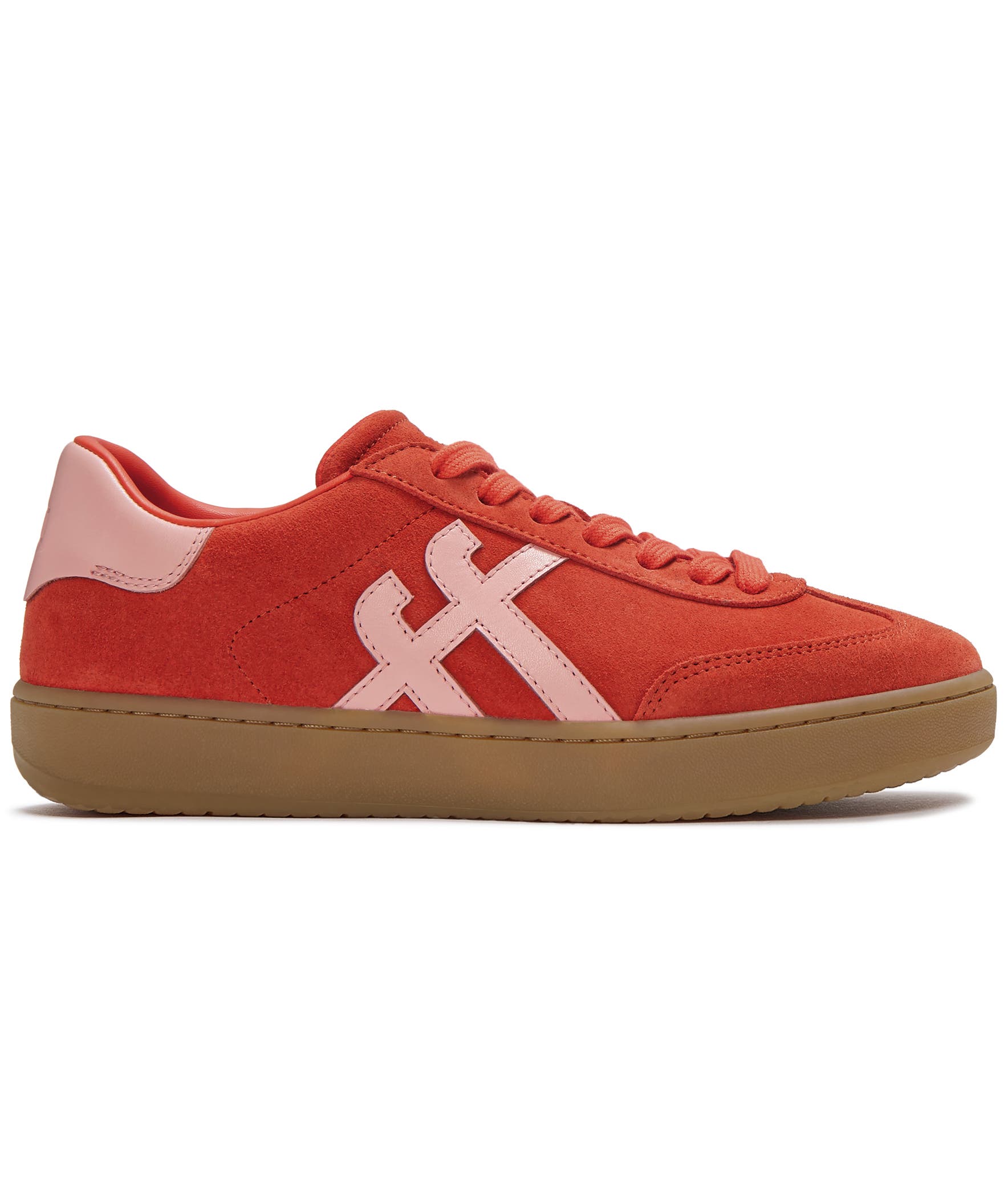 The Dash T-Toe Suede Sneakers, Alternate, color, Cherry Tomato/Warm Pink