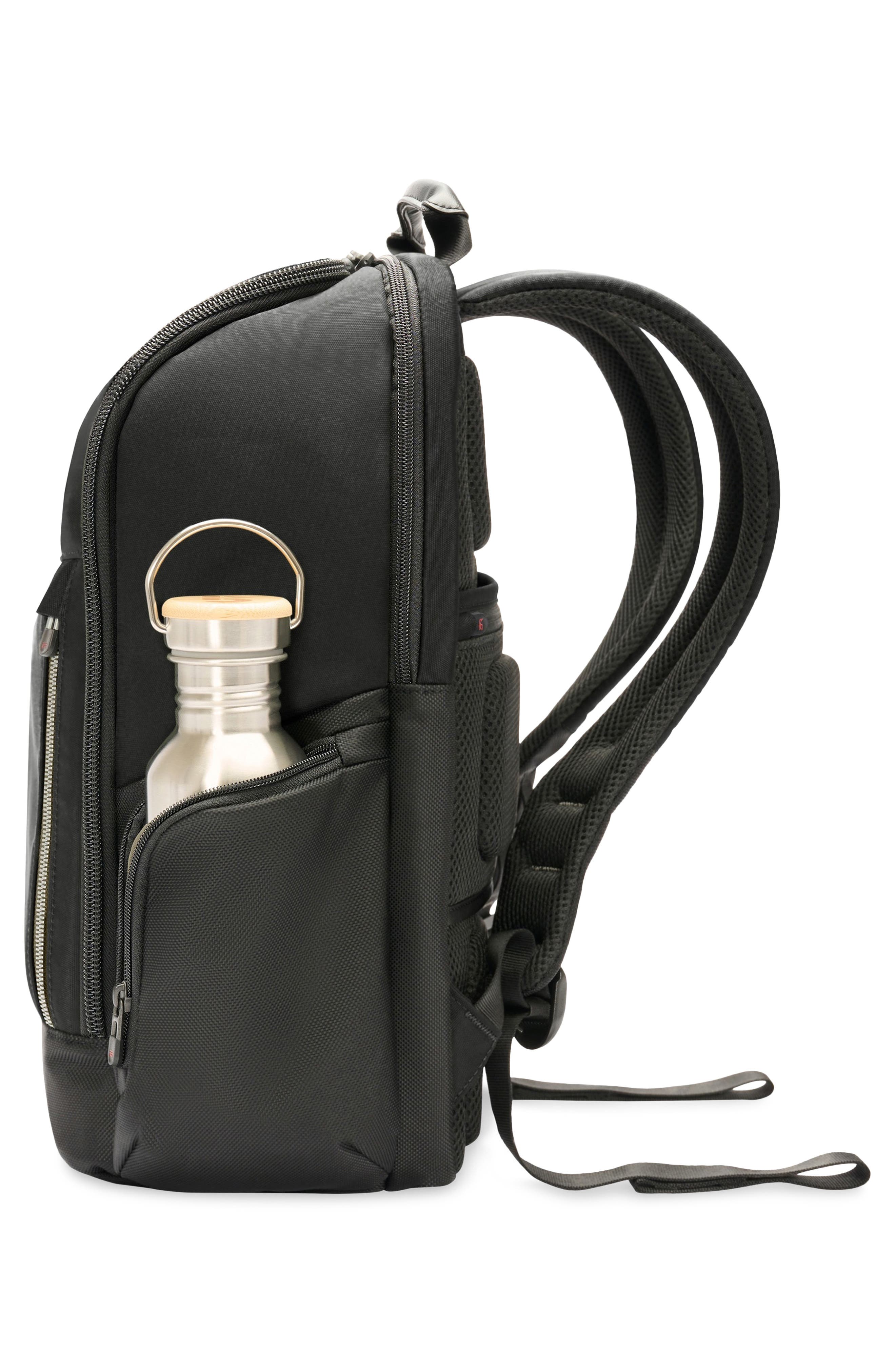HTA Medium Widemouth Backpack, Alternate, color, BLACK