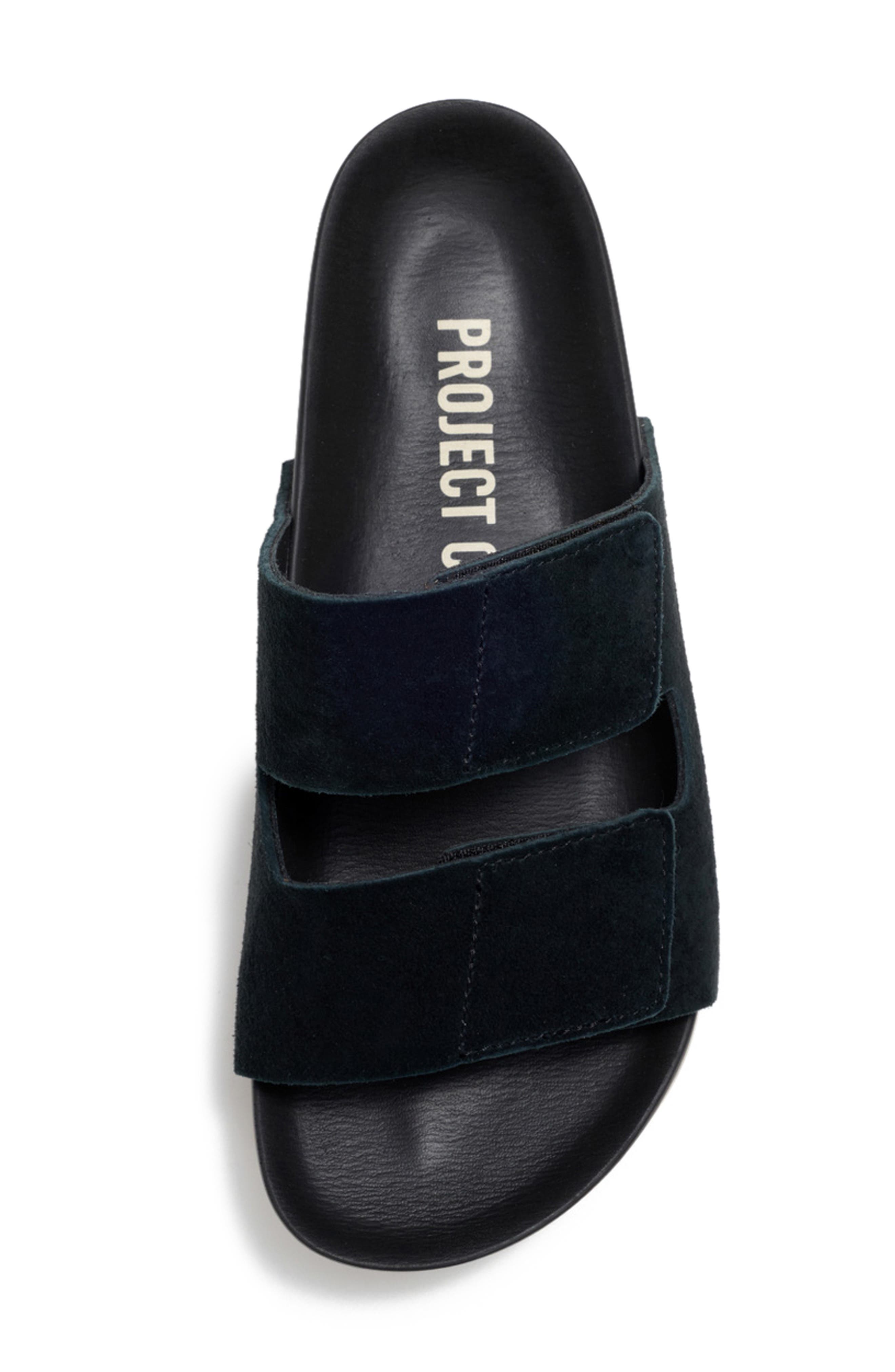 Project Cloud Propel Platform Slide Sandal, Alternate, color, Black Nubuck