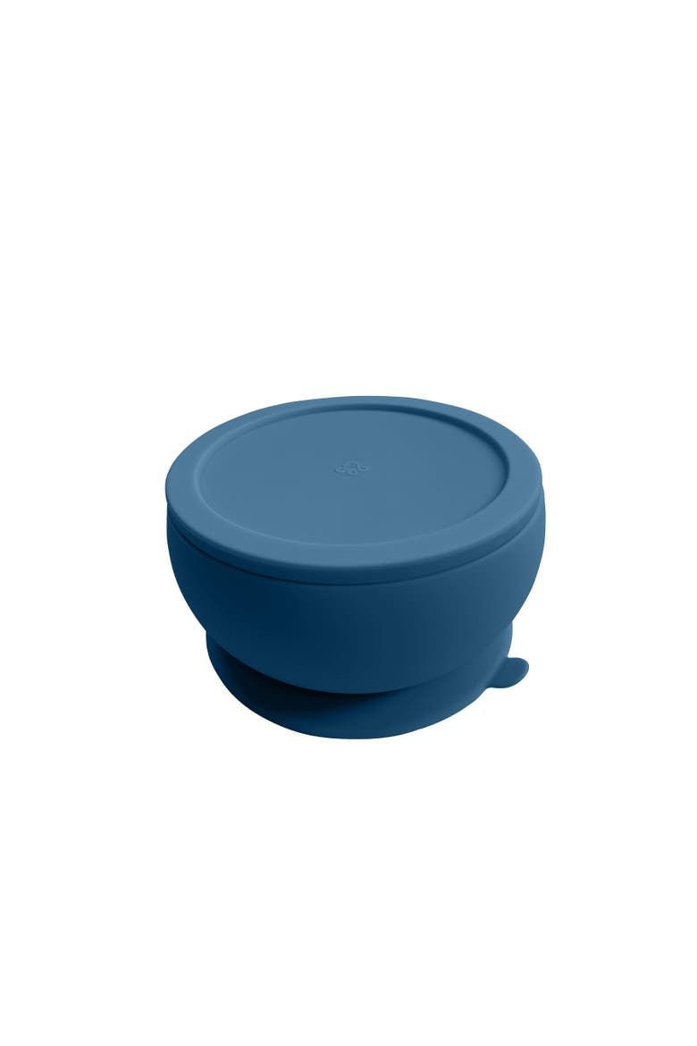 Octopod® Silicone Baby Suction Bowl - Lid, Main, color, Space Blue
