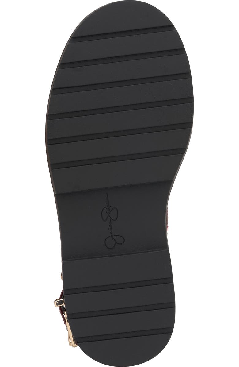 Jessica Simpson Imelda Lace-Up Platform Moto Bootie, Alternate, color, Oxblood