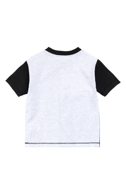 Miles The Label Boys' Color Block Cotton Tee - Little Kid, Big Kid In Blue Dusty