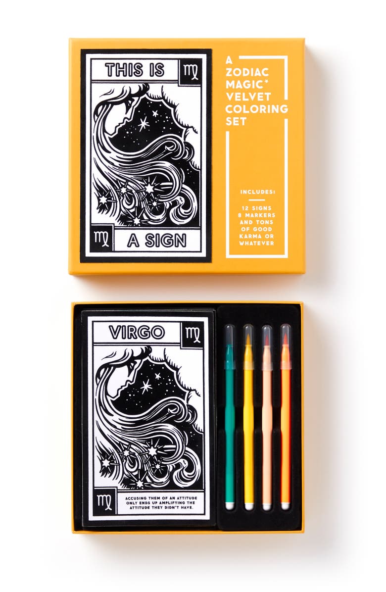 galison This Is A Sign Coloring Set, Alternate, color,