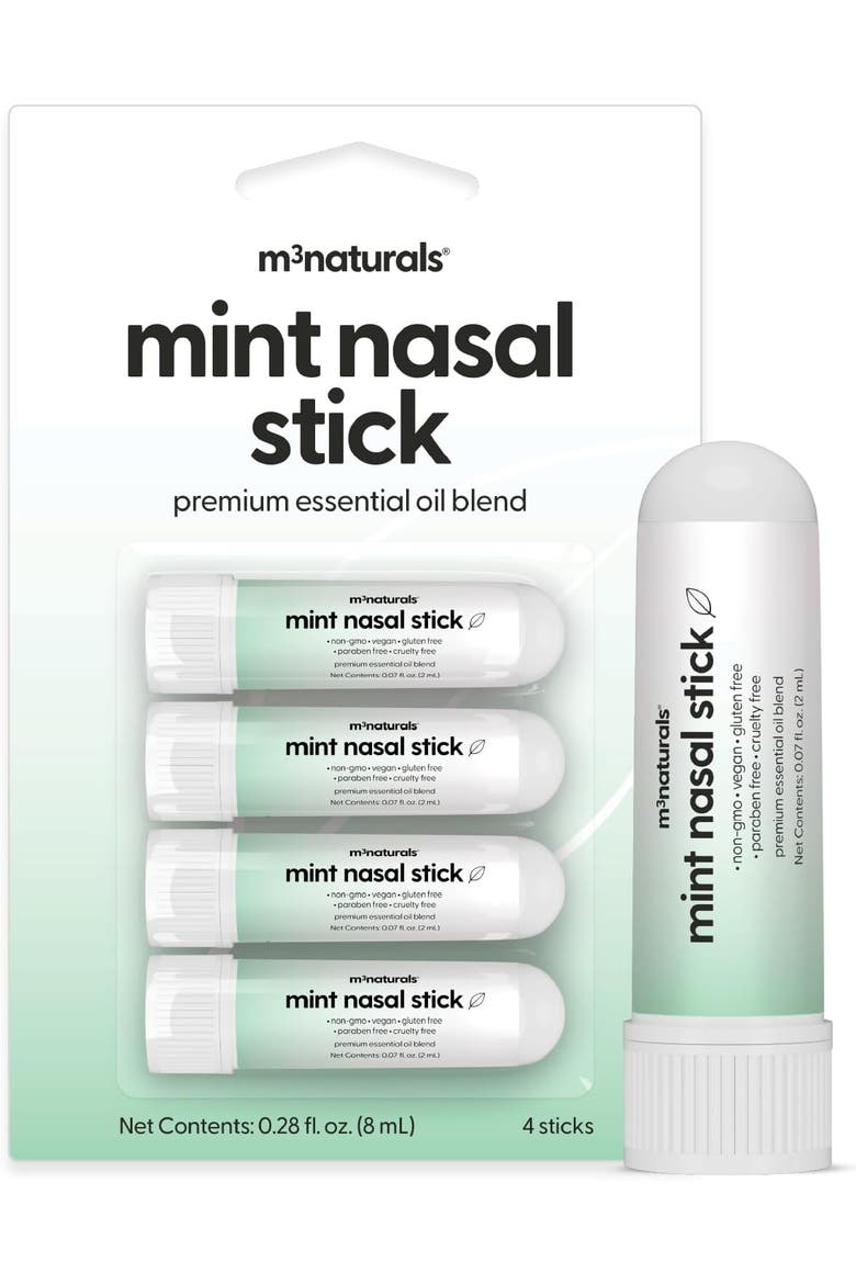 Nasal Inhaler, 4ct, Main, color, Mint