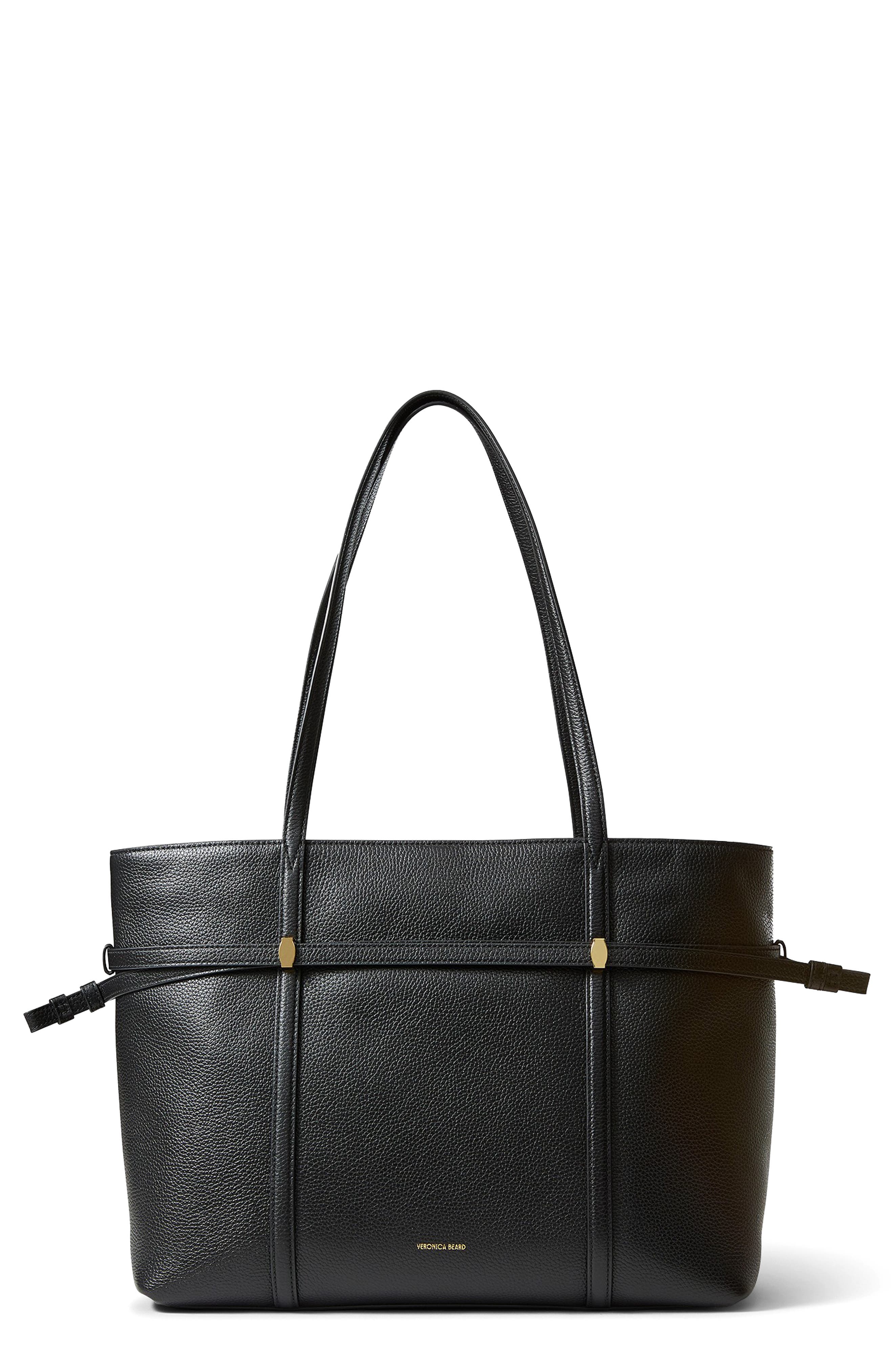 Veronica Beard Lasso Tote Bag, Main, color, Black