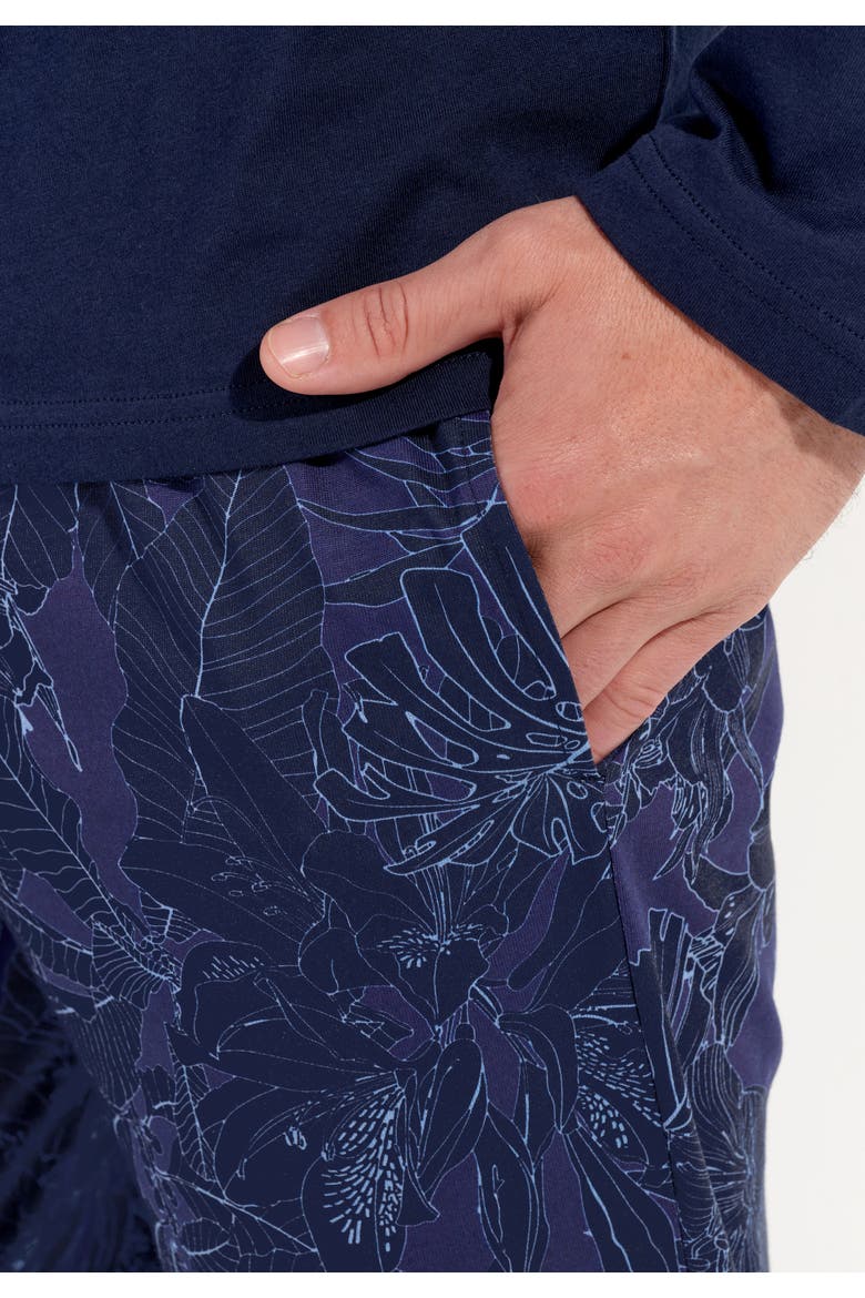 Kenny Long Sleepwear, Alternate, color, Navy Print