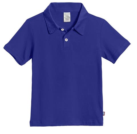 Baby Boys Soft Cotton Jersey 2-Button Short Sleeve Polo Shirt (Baby)