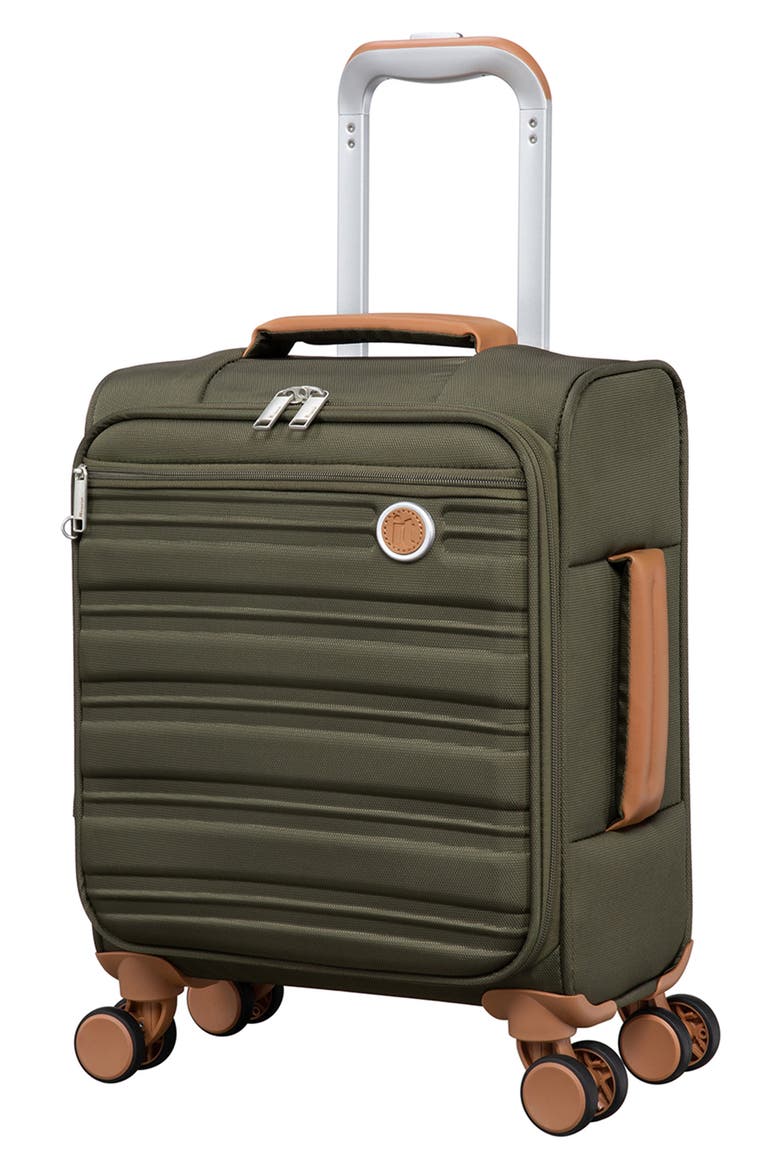 Fusional 15 Underseat Spinner Suitcase, Main, color, DARK OLIVE
