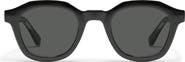 QUAY Roll Film 47mm Small Polarized Square Sunglasses