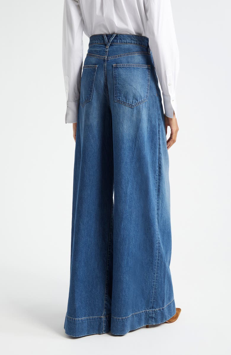 Veronica Beard Haizley High Waist Extra Wide Leg Jeans, Alternate, color, 