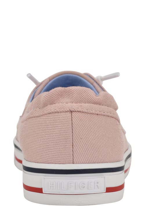 Tommy Hilfiger Oimate Boat Sneaker In Foggy Pink