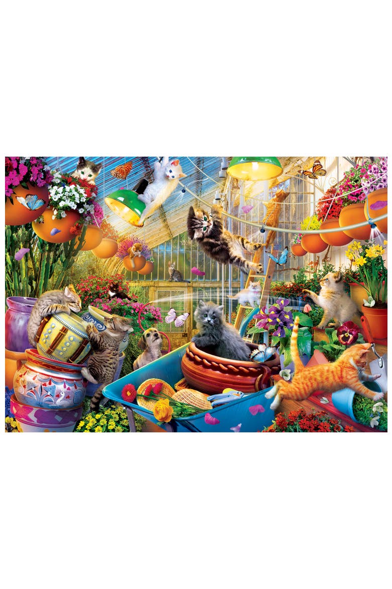 Greenhouse Gone Wild 1000 Piece Puzzle, Alternate, color, Multicolor