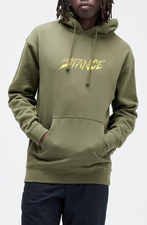 Stance Palm Slayer Graphic Hoodie In Army