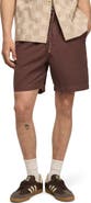 Lucky Brand Linen & Cotton Pull-On Shorts