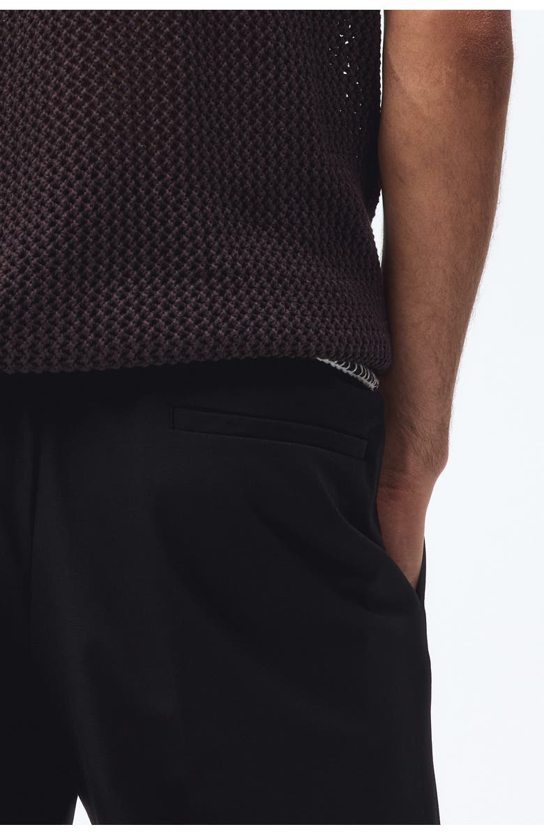 H&M Loose Fit Trousers, Alternate, color, Black