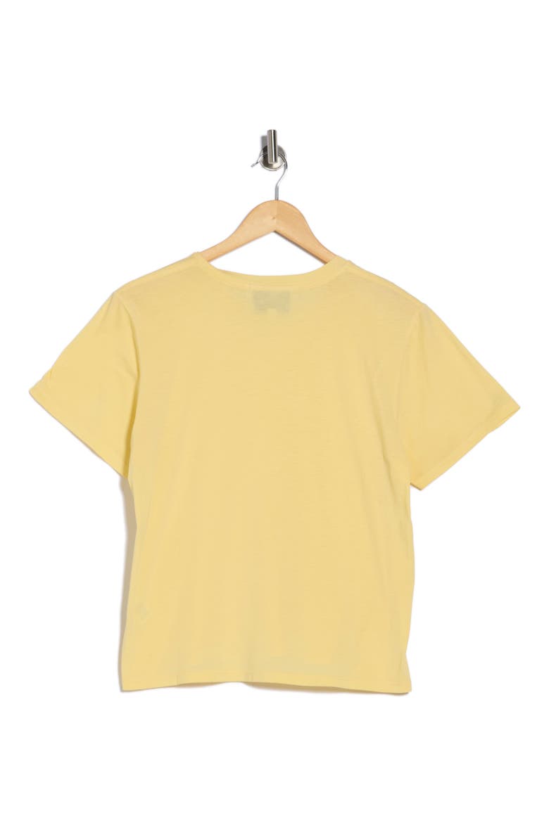 His Cotton Blend T-Shirt, Alternate, color, MAIZE