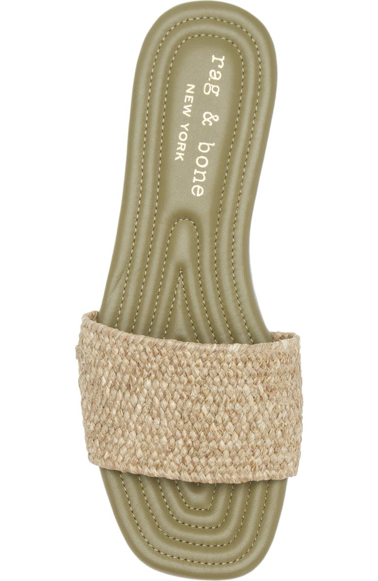 rag & bone Ellie Slide Sandal, Alternate, color, Loden
