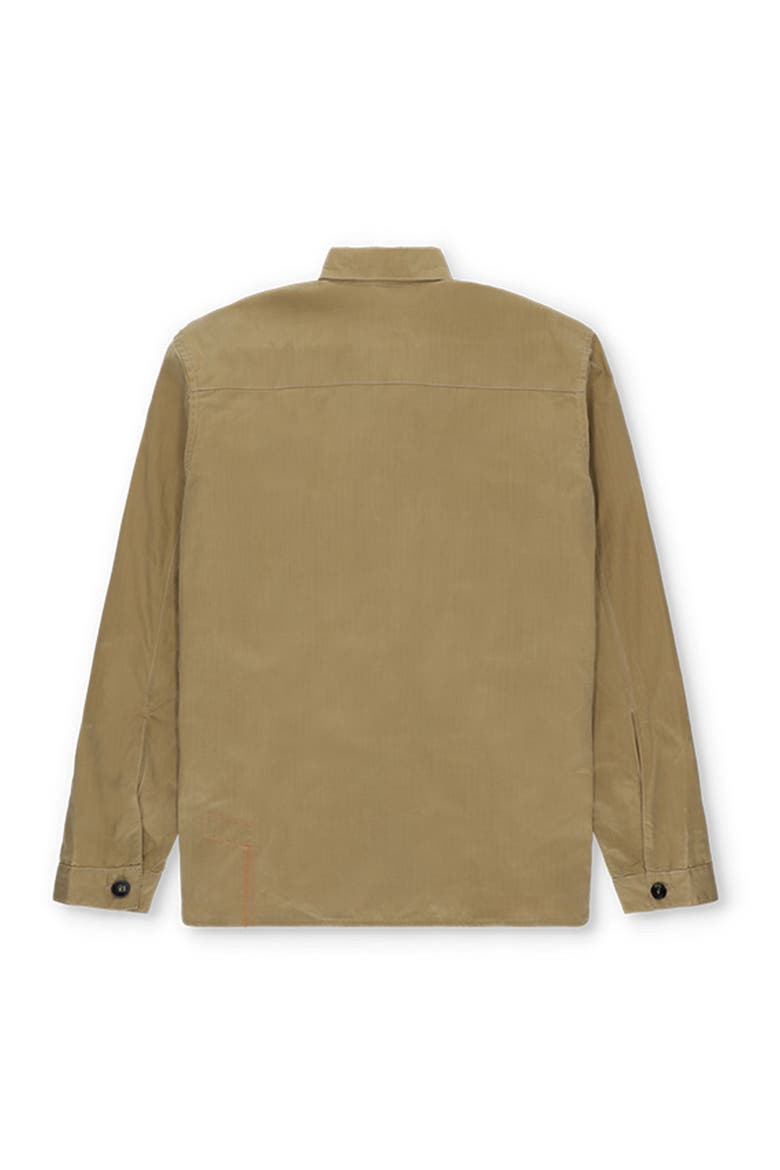 Mark Cotton Cerato Overshirt, Alternate, color, BEIGE