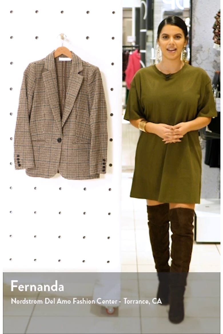 Harlow Oversize Plaid Blazer video