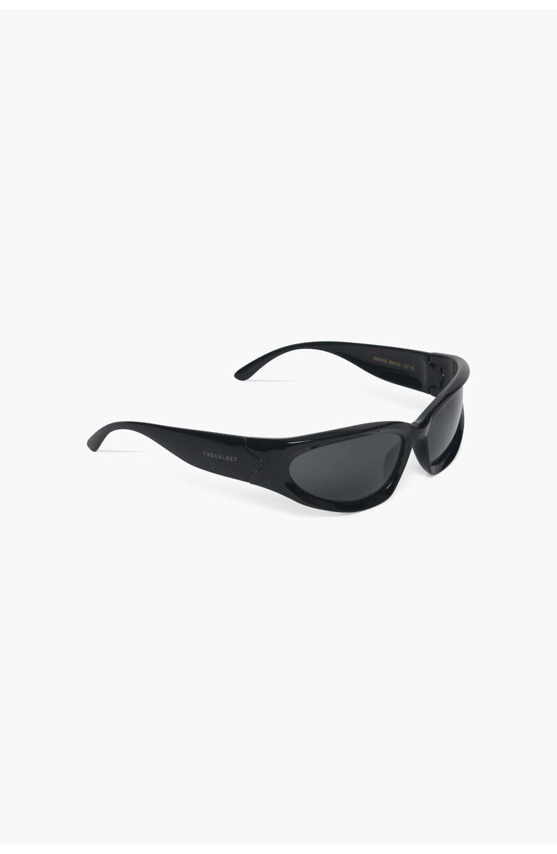 THE CELECT Rap Sunglasses, Alternate, color, Black