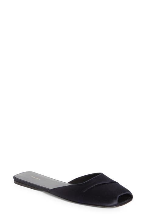 Milla Satin Slide Sandal (Women)