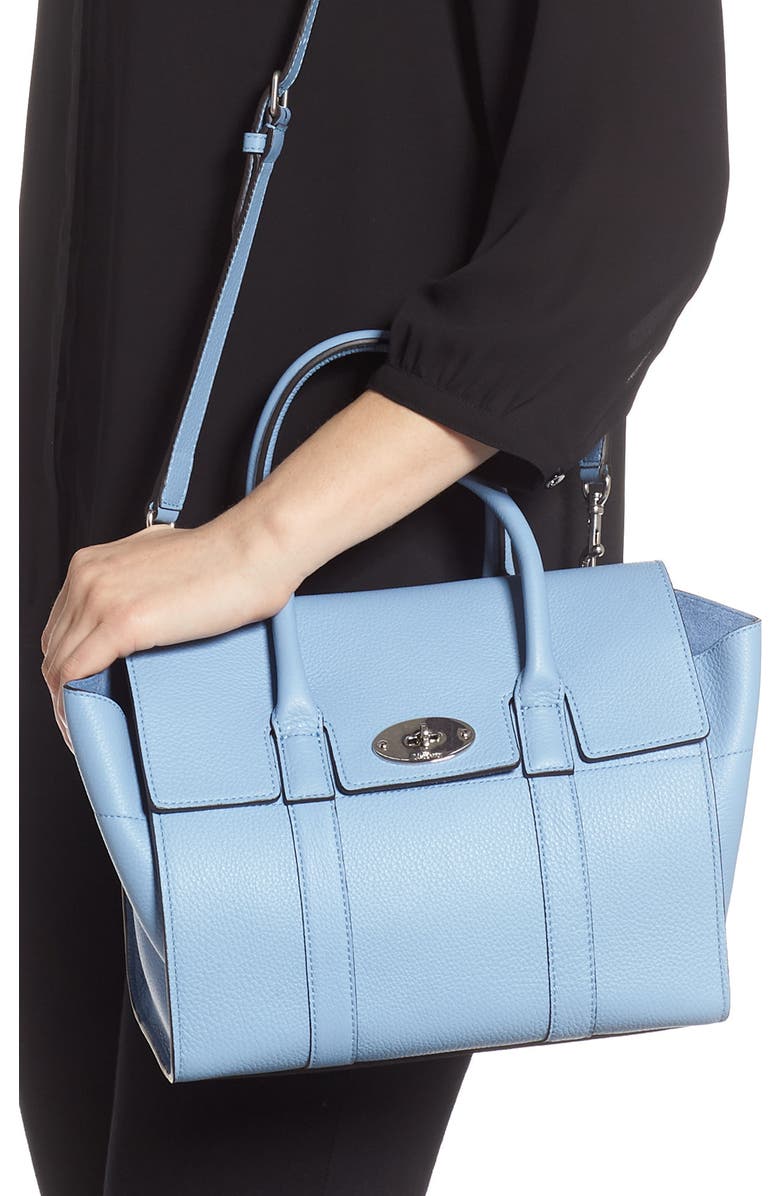 Mulberry Small Bayswater Leather Satchel, Alternate, color,