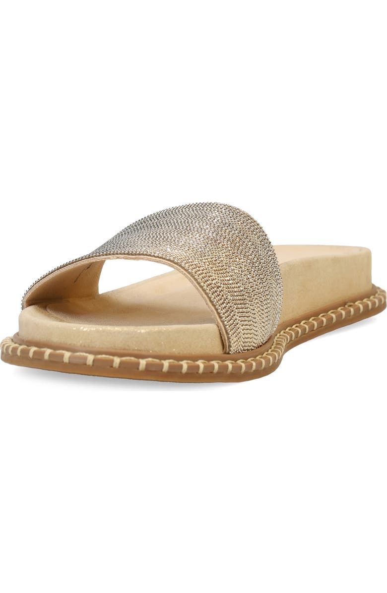 Pelle Moda Nyra Slide Sandal, Alternate, color, Platinum Gold