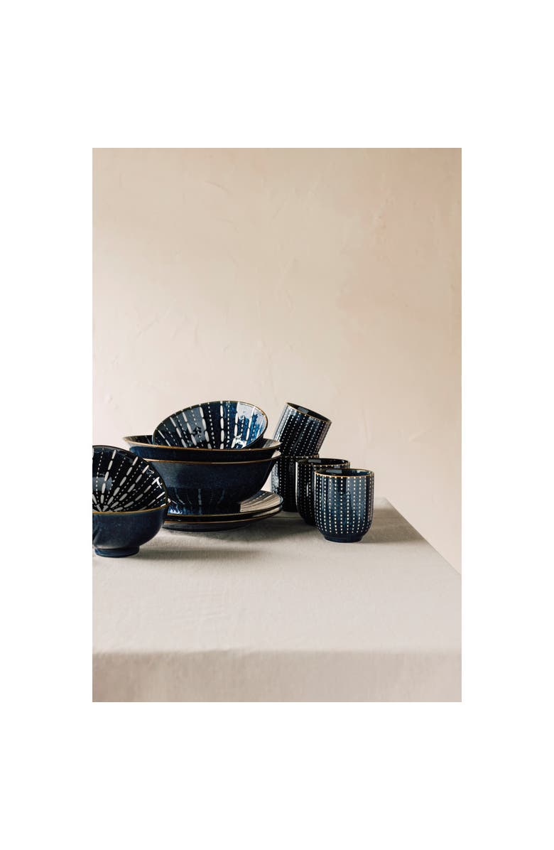 Danica Brands Pulse Stamped Bowl - Set of 3, Alternate, color, Blue