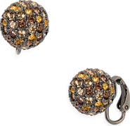 Kenneth Jay Lane Pavé Topaz Earrings