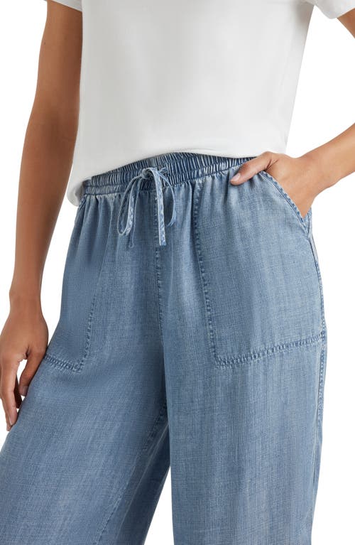 Splendid Ryan Indigo Drawstring Barrel-leg Pants