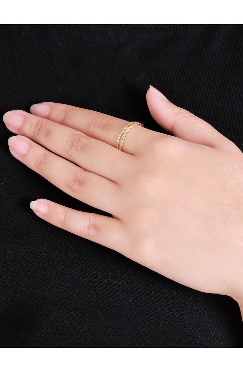 DEVATA Love Knot Ring in 14K Gold, Alternate, color, Yellow Gold