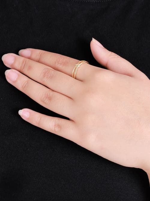 Devata Love Knot Ring In Gold