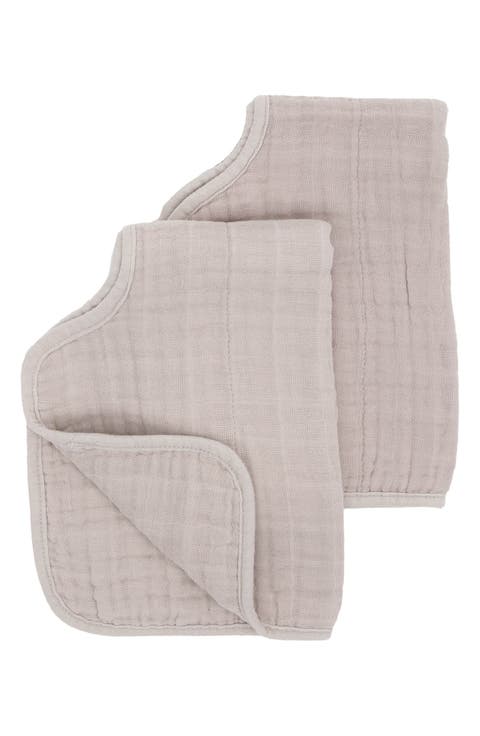 2-Pack Cotton Muslin Burp Cloths