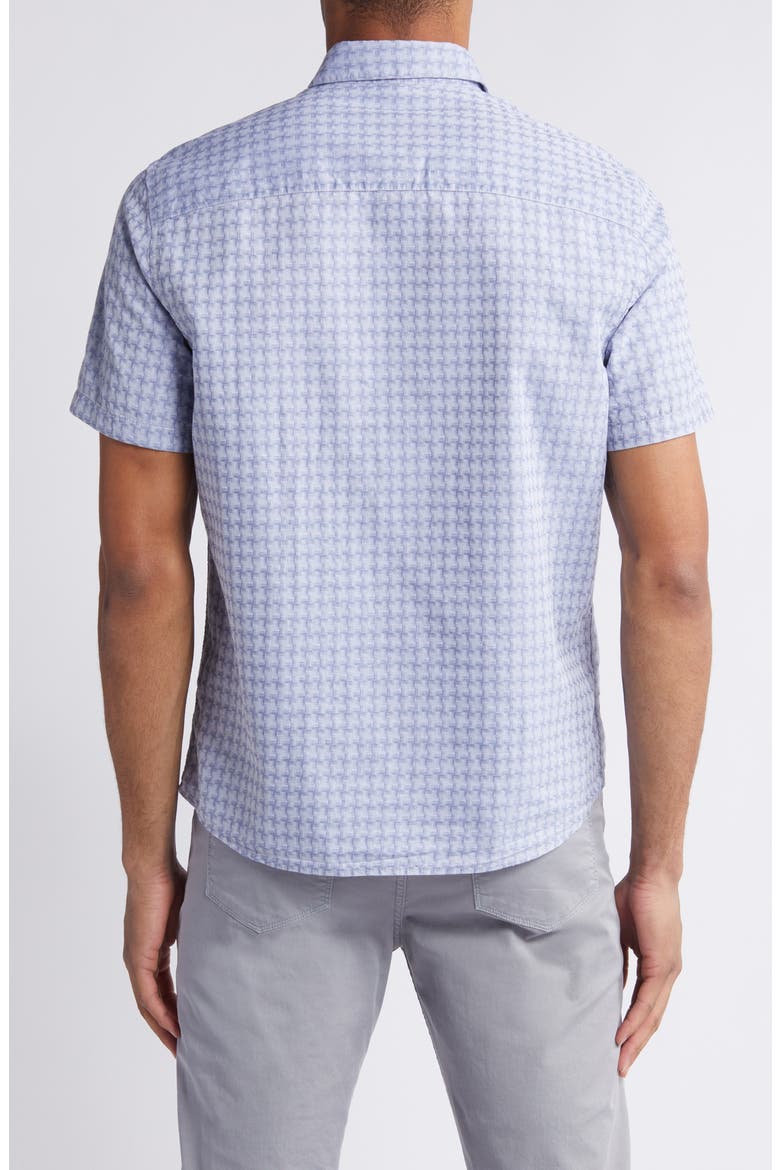 Dearborn Short Sleeve Button-Up Shirt, Alternate, color, BLUE