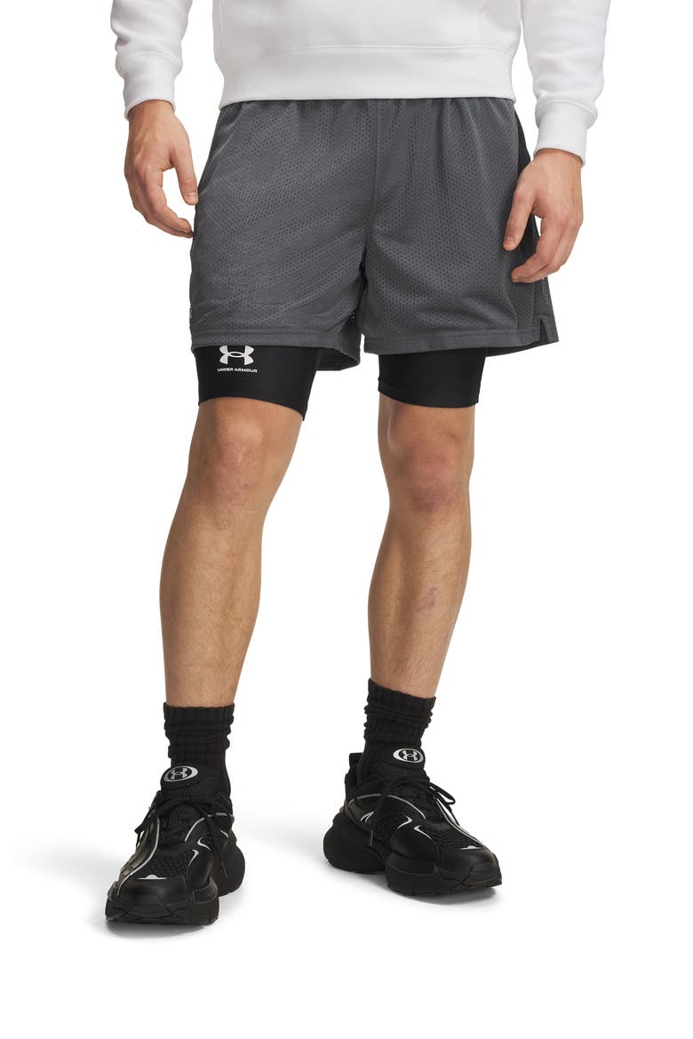 Icon Mesh Shorts, Main, color, 012 PITCH GRAY