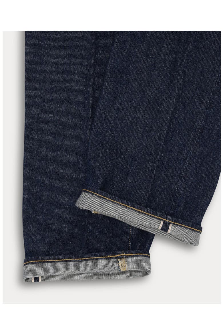 JohnJap Japan Selvedge 5 Pocket Regular Fit Denim Pants, Alternate, color, Indigo Rinse