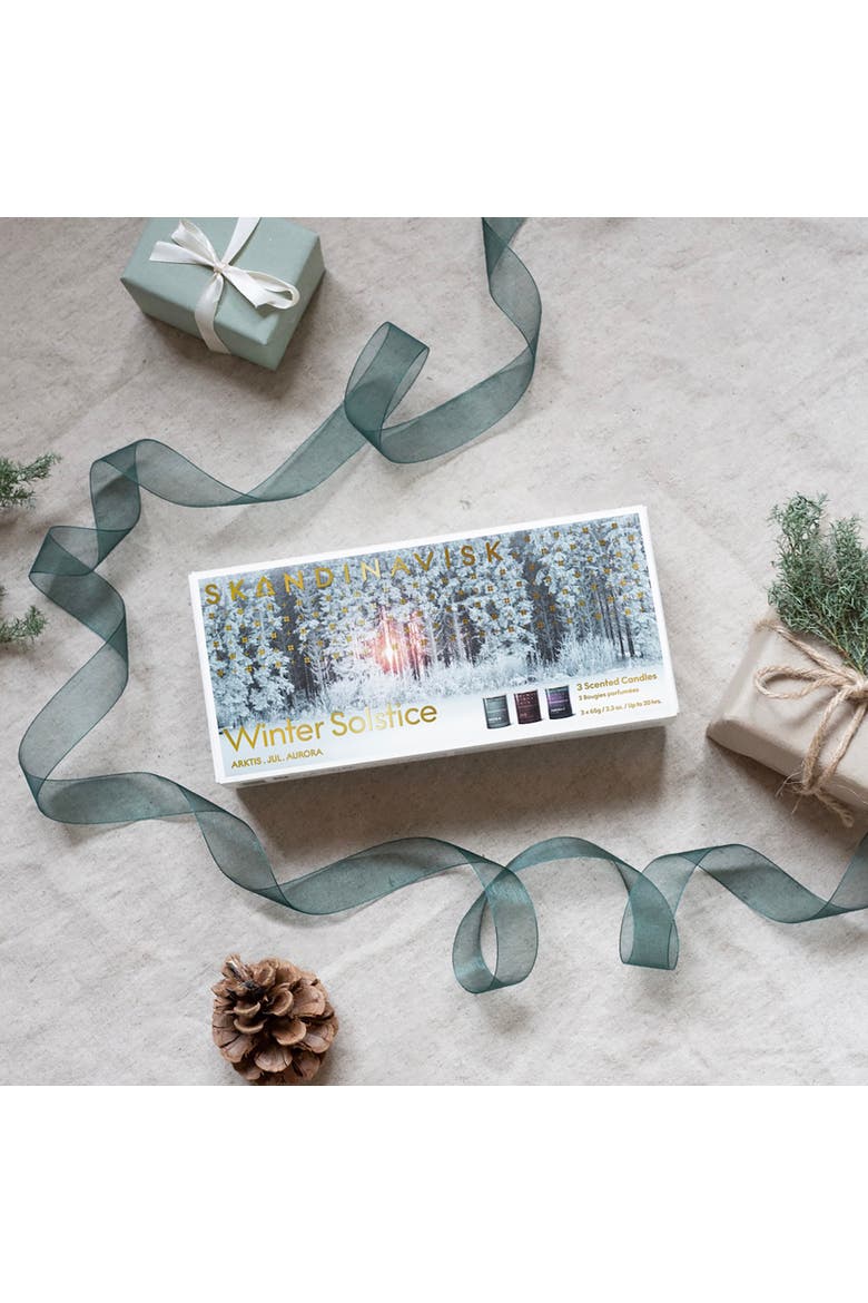 GIFTSET - Winter Solstice Candle 65g x 3, Alternate, color, Multi Color