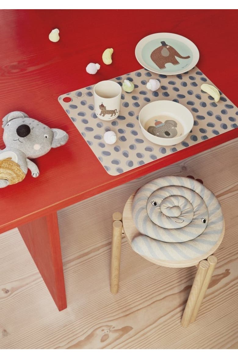 Placemat Leopard Dots - Set of 2, Alternate, color, Camel