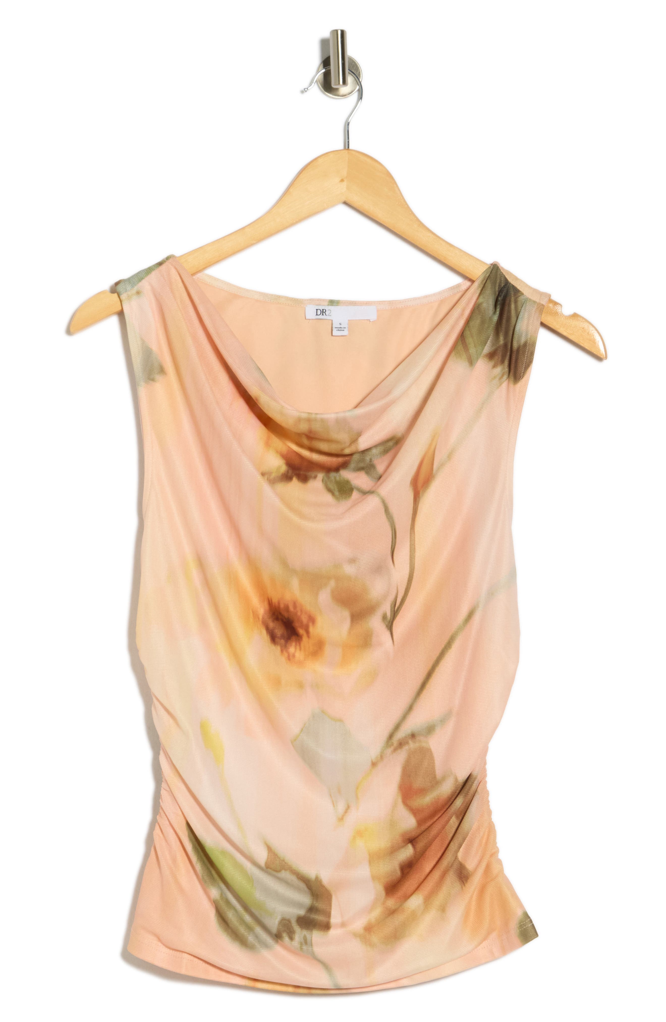 DR2 by Daniel Rainn Print Mesh Top