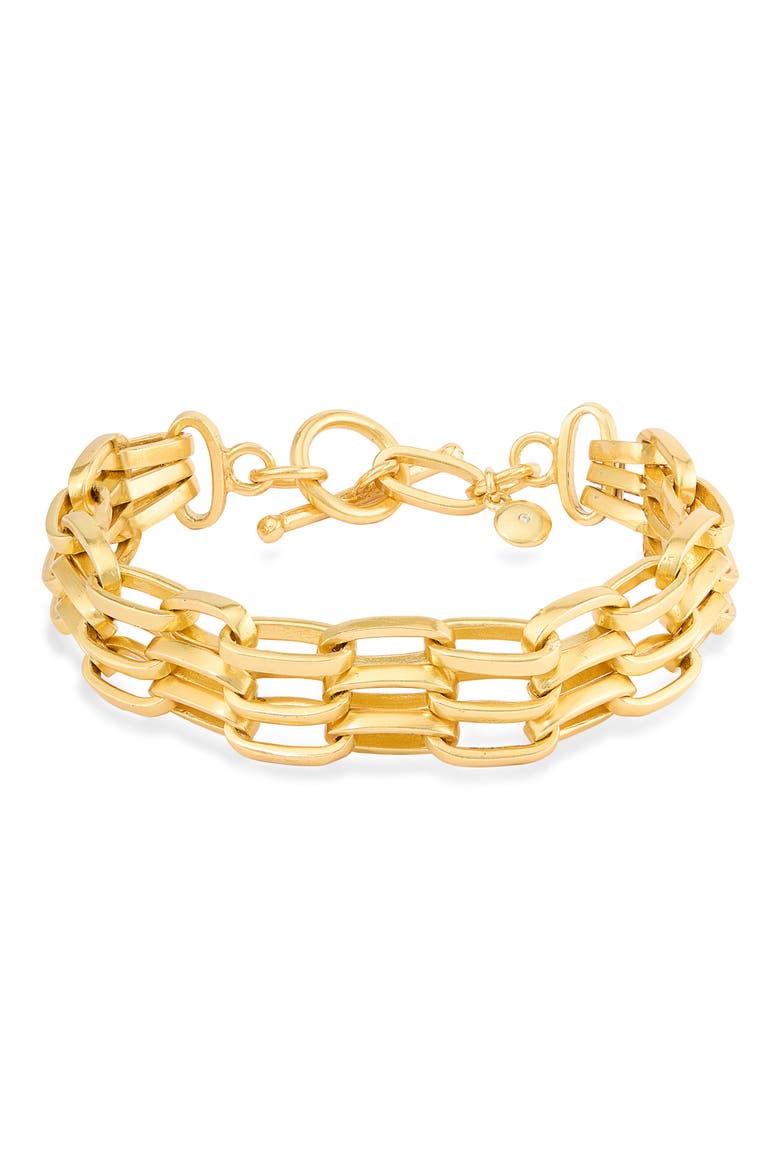 Layered Chain Bracelet, Main, color, ANTIQUE GOLD