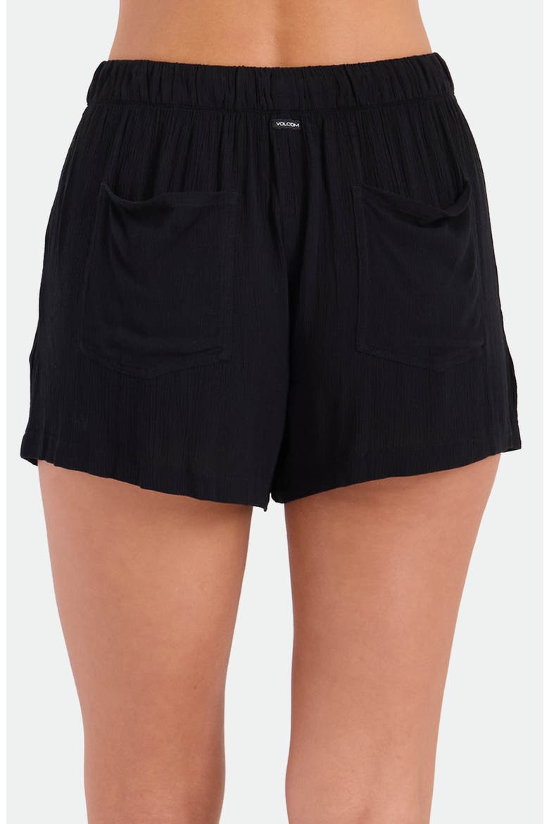 Stone Shine Shorts, Alternate, color, BLACK