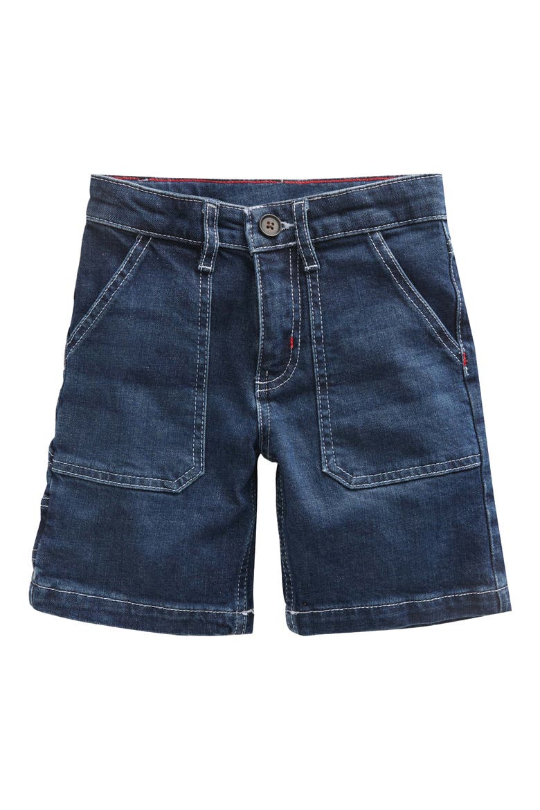 Kids' Carpenter Shorts, Main, color, MID WASH
