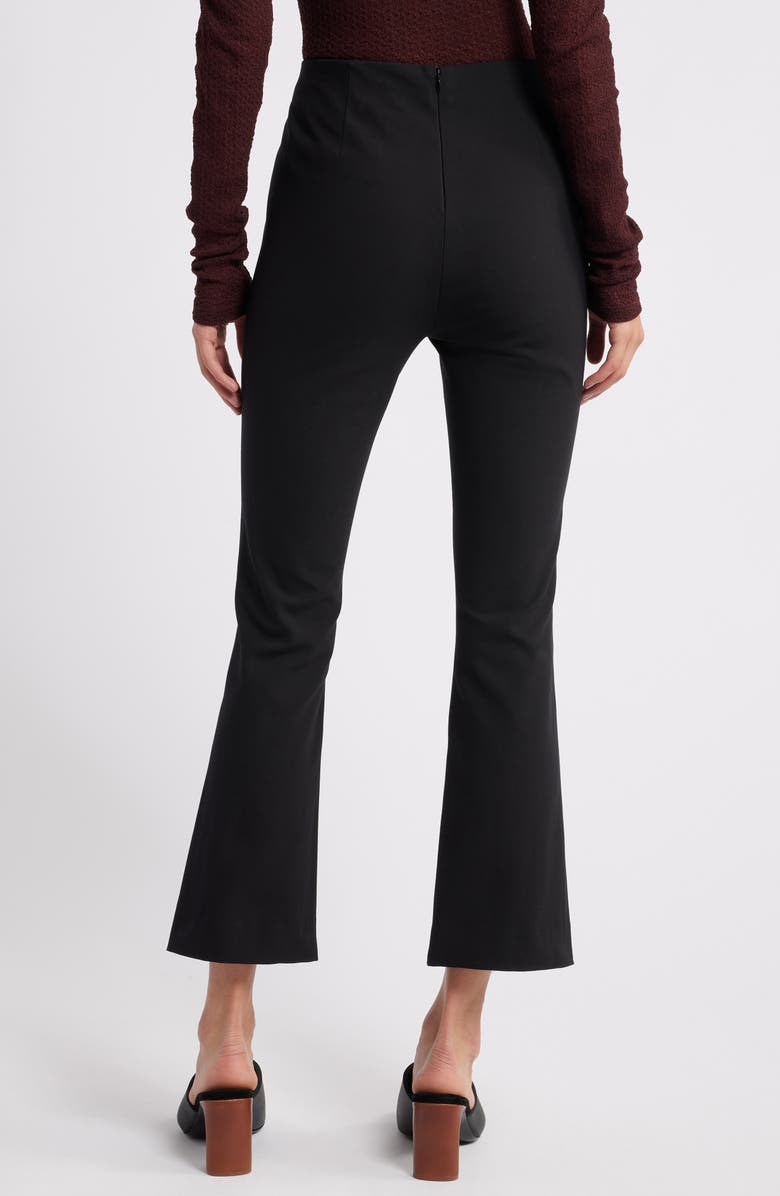 rag & bone Simone Ankle Bootcut Pants, Alternate, color, Black