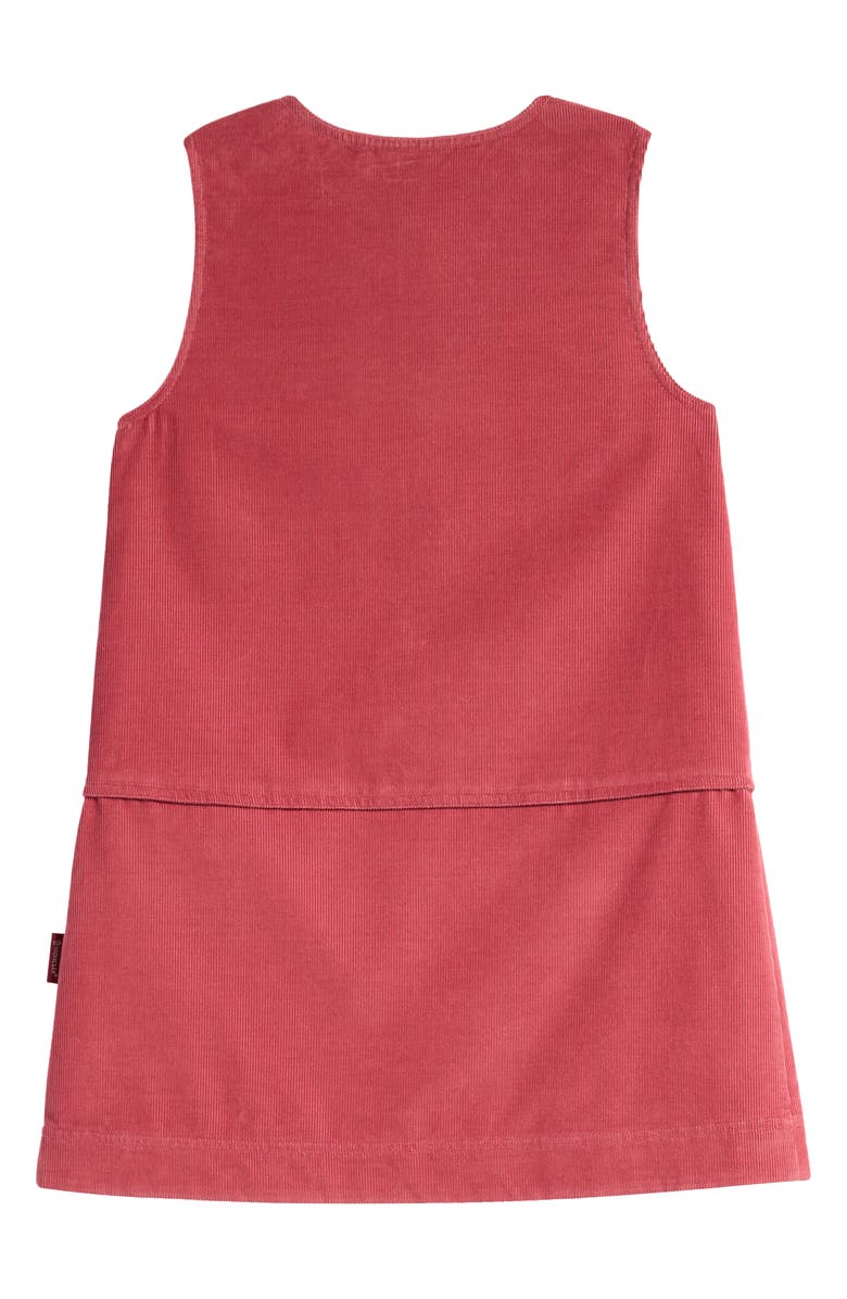 Moncler Kids' Sleeveless Cotton Corduroy A-Line Dress, Alternate, color, 