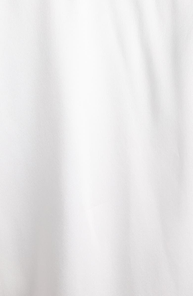 Balenciaga Silk Blend Wrap Shirt, Alternate, color, 9002 Ivory