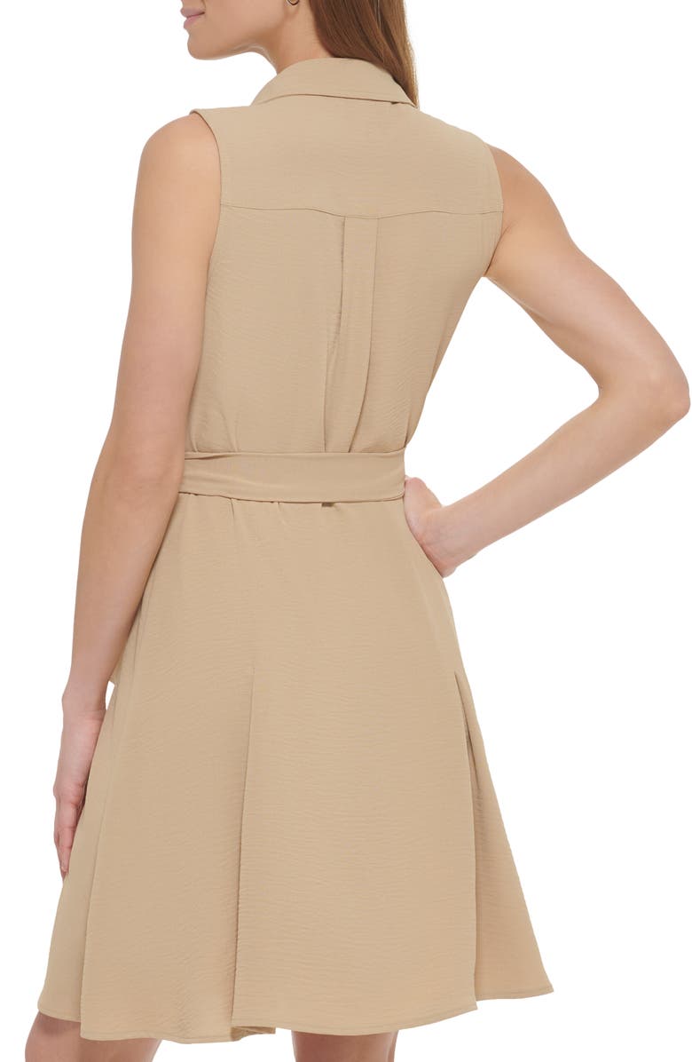 DKNY Collared Waist Tie Above Knee Dress, Alternate, color, 